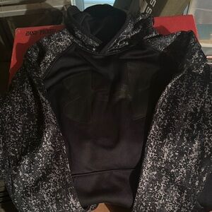 Under Armour Black and Gray Hoodie